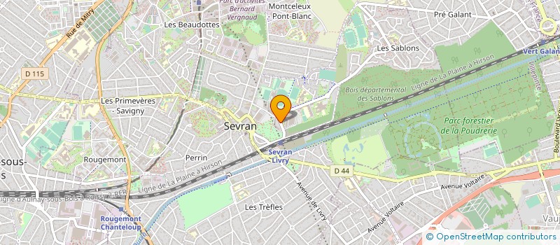 localisation de l'entreprise MADAME MARIE LIERMANN à SEVRAN