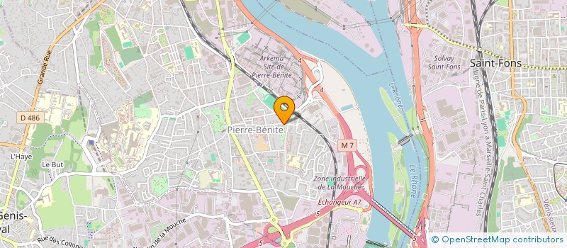 localisation de l'entreprise MADAME MARIE LIESSE CHESNARD  OULLINS-PIERRE-BENITE