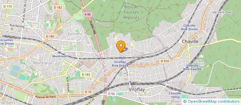 localisation de l'entreprise MADAME MARIE LIESSE DU RIVAU  VIROFLAY