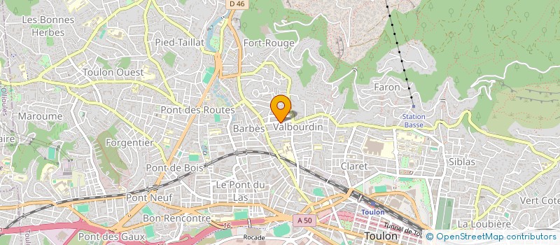 localisation de l'entreprise MADAME MARIE-LIESSE GAUTIER à TOULON