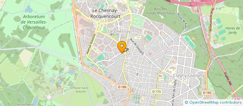 localisation de l'entreprise MADAME MARIE LIEUTARD  LE CHESNAY-ROCQUENCOURT