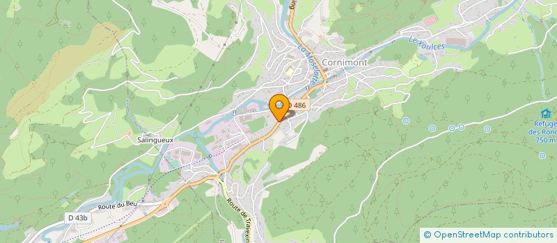 localisation de l'entreprise MADAME MARIE LIEZ  CORNIMONT