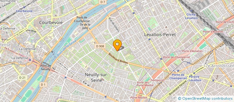 localisation de l'entreprise MADAME MARIE LIGNEAU à NEUILLY-SUR-SEINE