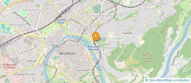 localisation de l'entreprise MADAME MARIE-LILIANE WOLFF à BESANCON