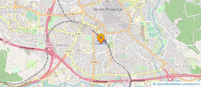 localisation de l'entreprise MADAME MARIE LIMON-DUPARCMEUR à AIX-EN-PROVENCE