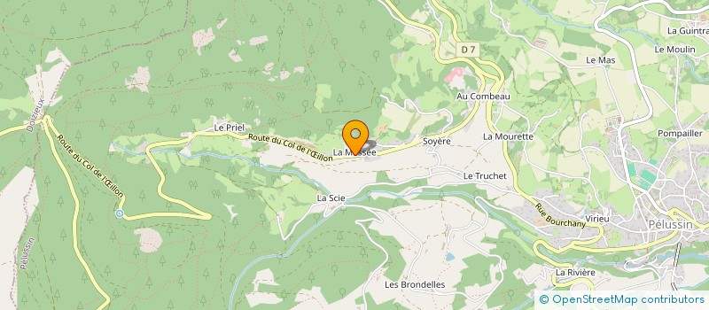 localisation de l'entreprise MADAME MARIE LIMONE  PELUSSIN