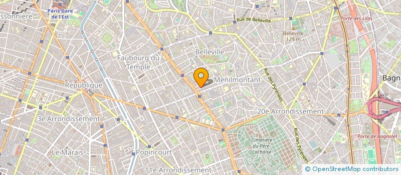 localisation de l'entreprise MADAME MARIE LINDER  PARIS