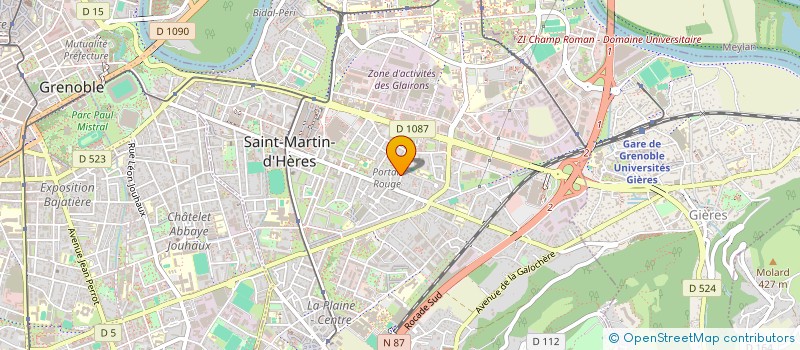 localisation de l'entreprise MADAME MARIE-LINE AGUERA  SAINT-MARTIN-D'HERES