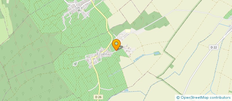 localisation de l'entreprise MADAME MARIE-LINE BAILLY  ECUEIL