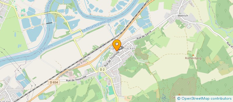 localisation de l'entreprise MADAME MARIE-LINE BETTINGER  KNIGSMACKER