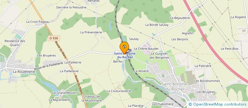 localisation de l'entreprise MADAME MARIE LINE BONNIS  SAINT-ANTOINE-DU-ROCHER