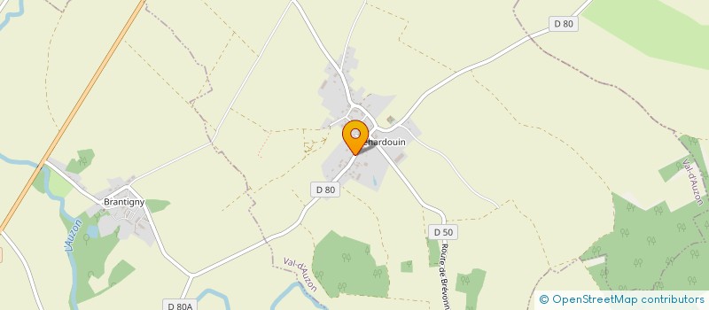 localisation de l'entreprise MADAME MARIE-LINE BOURCIER  VAL-D'AUZON