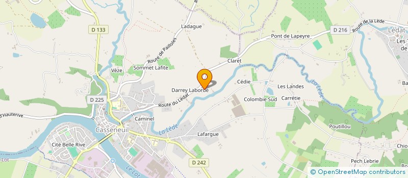 localisation de l'entreprise MADAME MARIE-LINE BROIT  CASSENEUIL