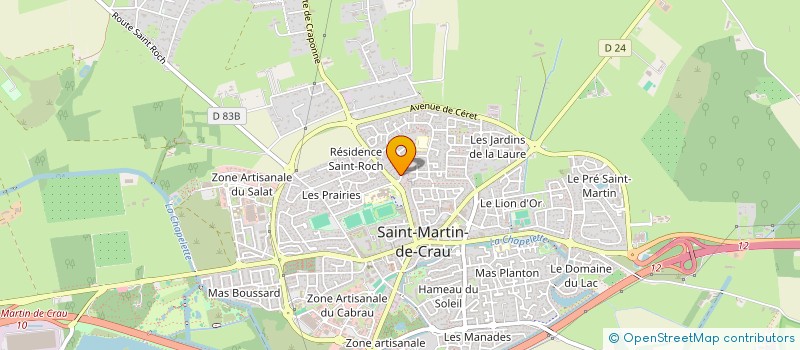 localisation de l'entreprise MADAME MARIE LINE CAMPREDON à SAINT-MARTIN-DE-CRAU