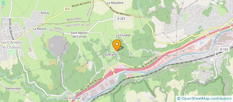 localisation de l'entreprise MADAME MARIE-LINE CARRION  GIVORS