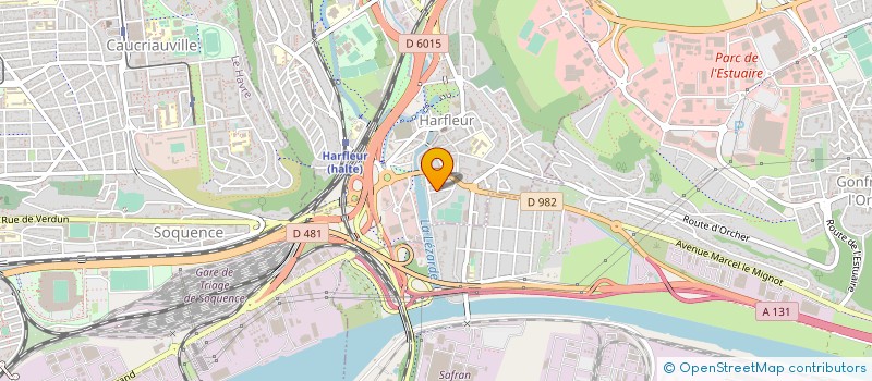 localisation de l'entreprise MADAME MARIE-LINE CHAPELLE  HARFLEUR