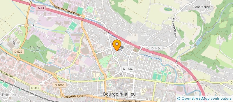 localisation de l'entreprise MADAME MARIE-LINE CHEF  BOURGOIN-JALLIEU