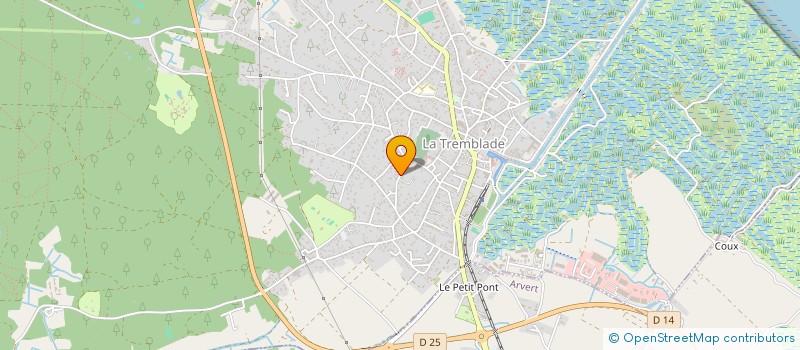 localisation de l'entreprise MADAME MARIE-LINE CHIVILO  LA TREMBLADE