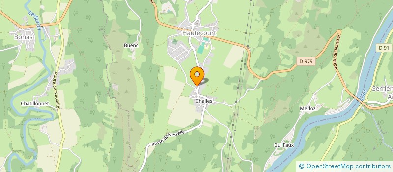 localisation de l'entreprise MADAME MARIE-LINE COURTOIS  HAUTECOURT-ROMANECHE