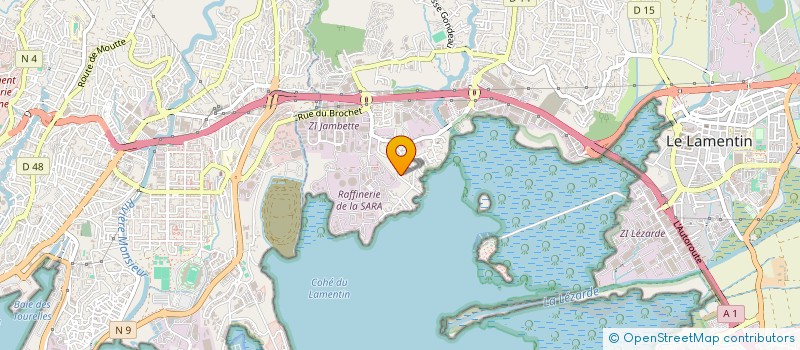 localisation de l'entreprise MADAME MARIE-LINE CRETINOIR  LE LAMENTIN