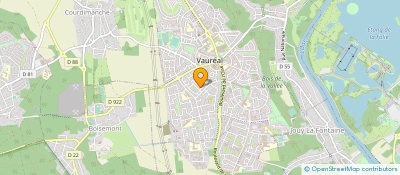 localisation de l'entreprise MADAME MARIE-LINE CROCHEMAR  VAUREAL