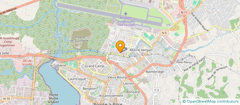 localisation de l'entreprise MADAME MARIE-LINE CUSTOS à LES ABYMES