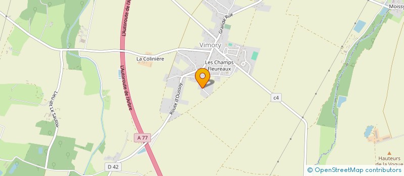 localisation de l'entreprise MADAME MARIE-LINE DAURAT  VIMORY