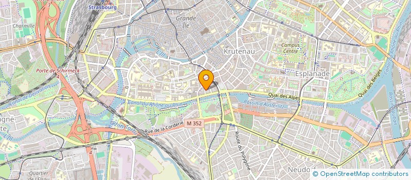 localisation de l'entreprise MADAME MARIE LINE DEVAUR à STRASBOURG