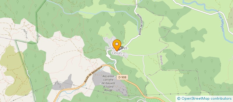 localisation de l'entreprise MADAME MARIE-LINE DURAND  CARLENCAS-ET-LEVAS