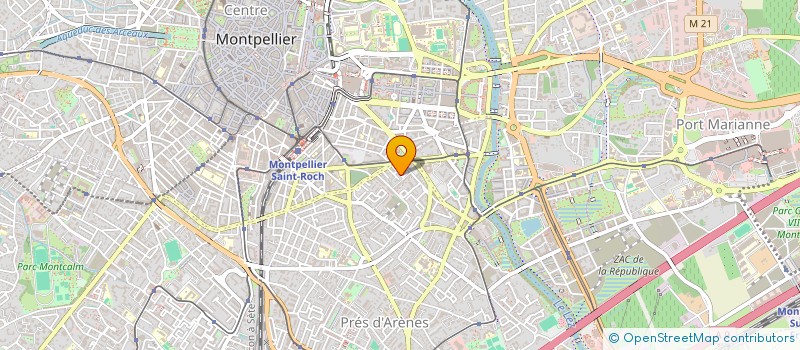 localisation de l'entreprise MADAME MARIE-LINE FOURCADE à MONTPELLIER