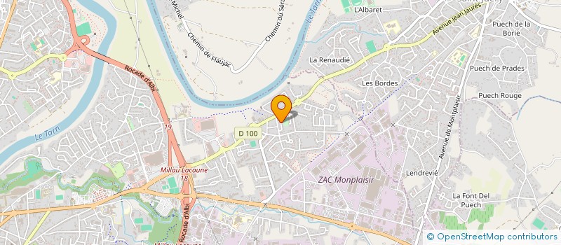 localisation de l'entreprise MADAME MARIE-LINE GALINIER à ALBI