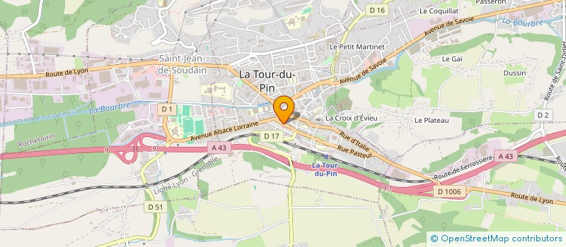 localisation de l'entreprise MADAME MARIE-LINE GARAMBOIS  LA TOUR-DU-PIN