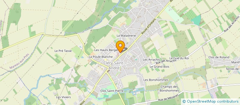 localisation de l'entreprise MADAME MARIE LINE GERARD à CLERY-SAINT-ANDRE