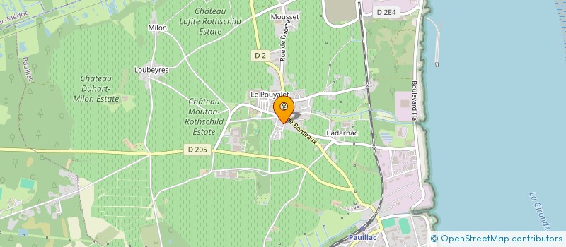 localisation de l'entreprise MADAME MARIE LINE GOUINEAU  PAUILLAC