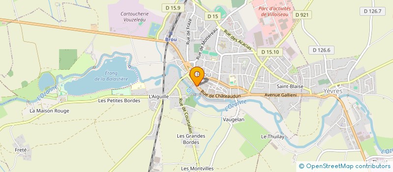 localisation de l'entreprise MADAME MARIE-LINE GUILLON à BROU