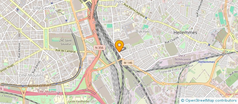 localisation de l'entreprise MADAME MARIE LINE HELLE  LILLE