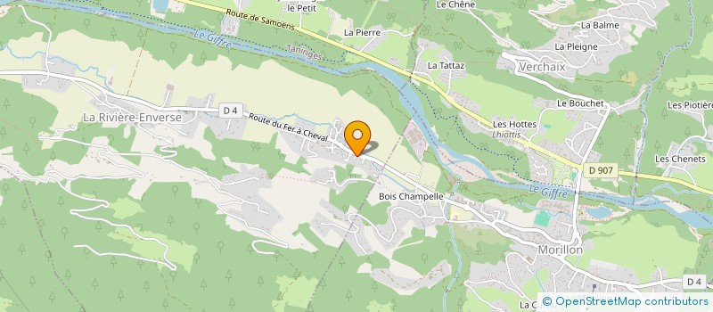 localisation de l'entreprise MADAME MARIE-LINE HUE  LA RIVIERE-ENVERSE