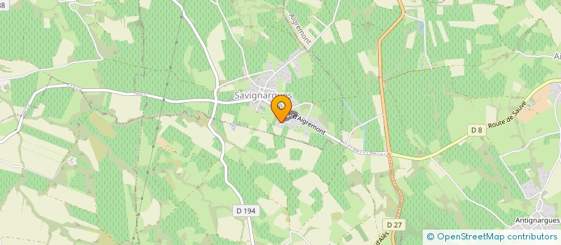 localisation de l'entreprise MADAME MARIE-LINE JAMME  SAVIGNARGUES