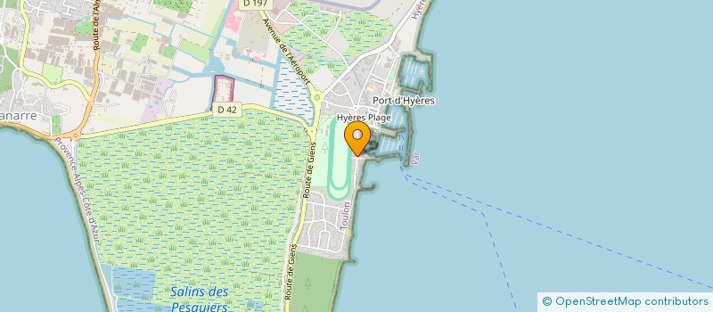 localisation de l'entreprise MADAME MARIE-LINE JEANNEAU  HYERES