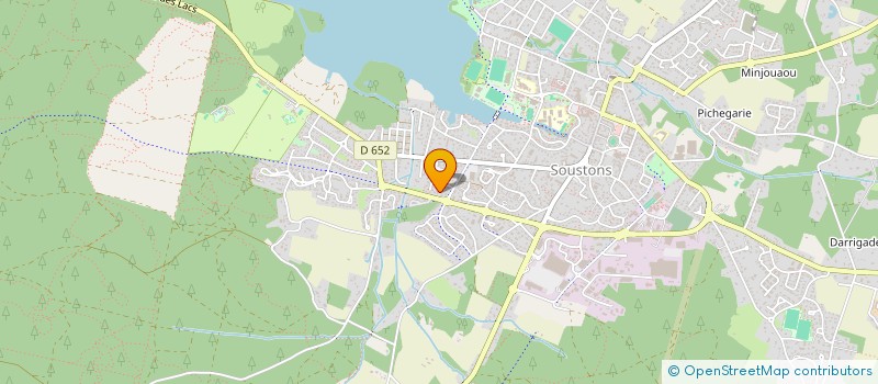 localisation de l'entreprise MADAME MARIE LINE LABEYRIE  SOUSTONS