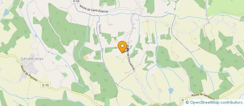 localisation de l'entreprise MADAME MARIE LINE LAVAL  VAISSAC