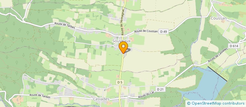 localisation de l'entreprise MADAME MARIE-LINE MAGIMEL  SOUYEAUX