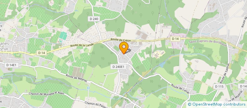 localisation de l'entreprise MADAME MARIE-LINE MARCELOU  CAMBLANES-ET-MEYNAC