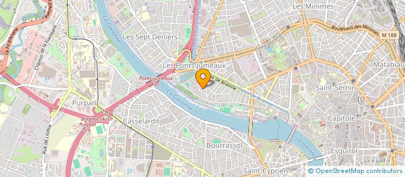 localisation de l'entreprise MADAME MARIE-LINE MILLEREUX à TOULOUSE
