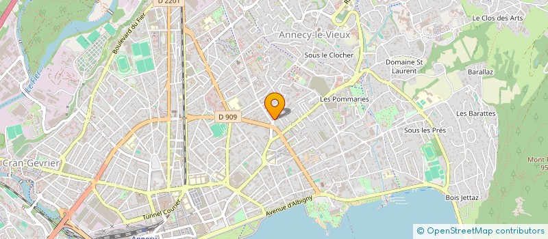 localisation de l'entreprise MADAME MARIE-LINE MORENS à ANNECY