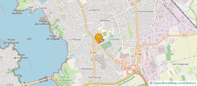 localisation de l'entreprise MADAME MARIE-LINE MOUTEL-HORNUNG  SAINT-MALO