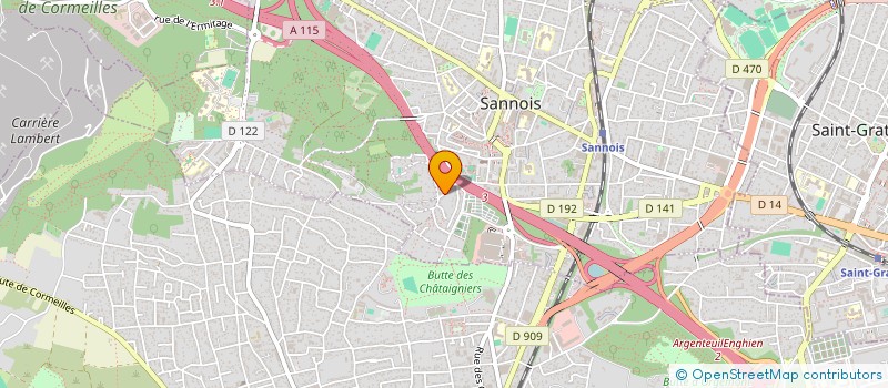 localisation de l'entreprise MADAME MARIE LINE NARICADOU  SANNOIS