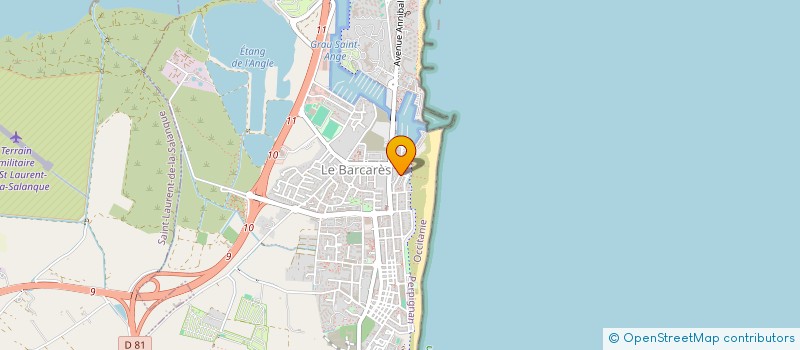 localisation de l'entreprise MADAME MARIE-LINE PARES  LE BARCARES