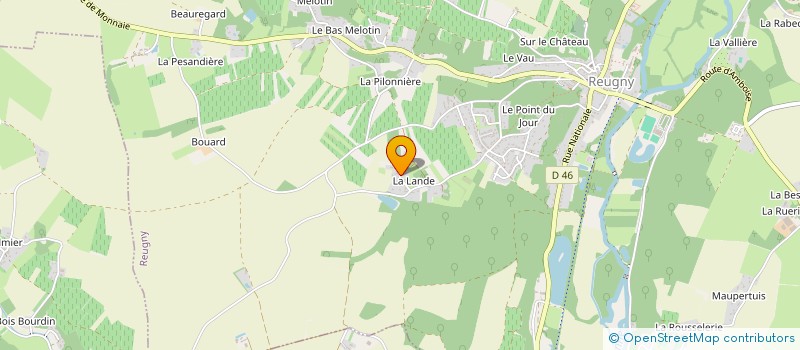 localisation de l'entreprise MADAME MARIE-LINE PEINEAU à REUGNY