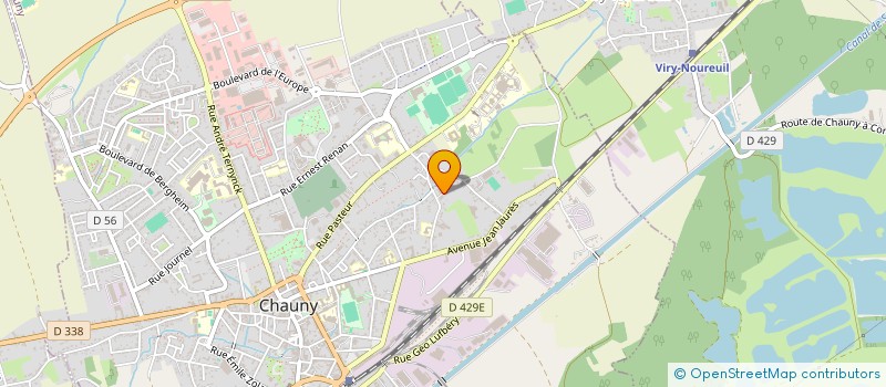 localisation de l'entreprise MADAME MARIE-LINE PERSIAUX  CHAUNY